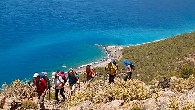 Trekking a Creta