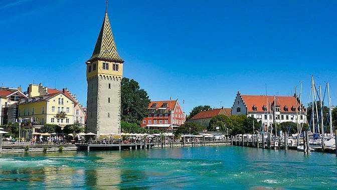 Isola di Lindau, Bregenz e Monte Pfaender